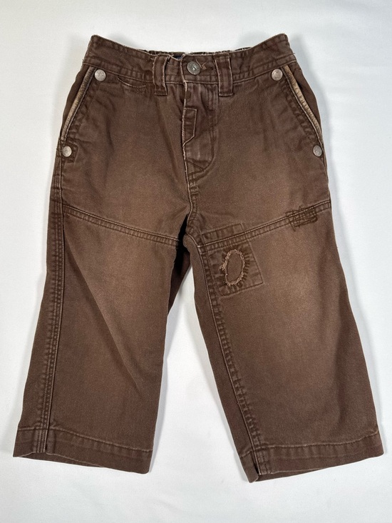 Polo Ralph Lauren Other - POLO Boys Y2K Utility Brown Carpenter Pants 24M Patch Distressed Grunge Retro